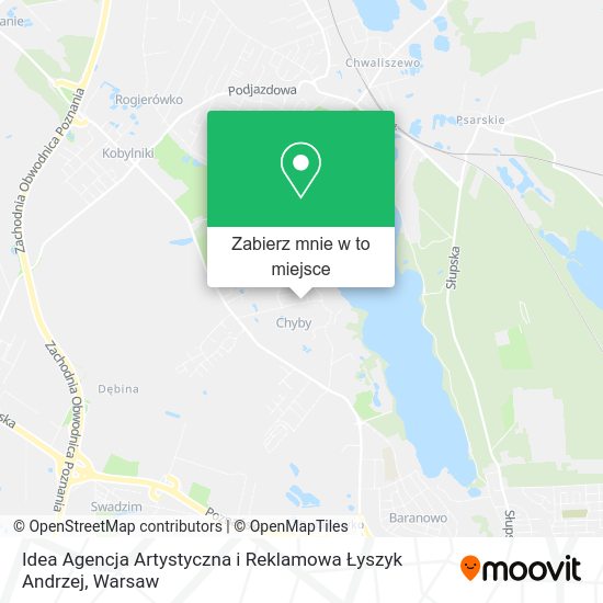 Mapa Idea Agencja Artystyczna i Reklamowa Łyszyk Andrzej