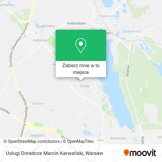 Mapa Usługi Doradcze Marcin Karwański