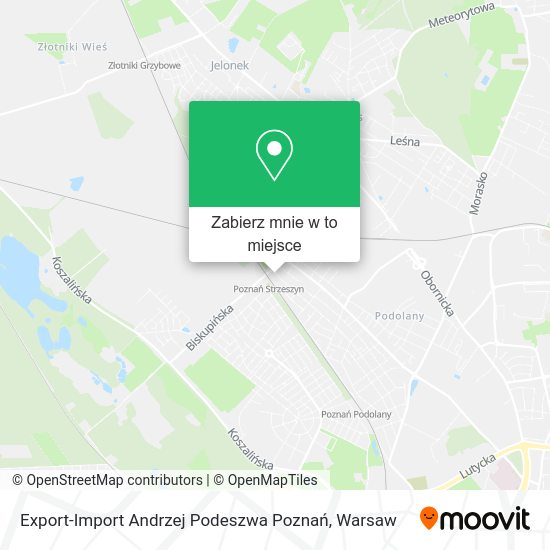 Mapa Export-Import Andrzej Podeszwa Poznań