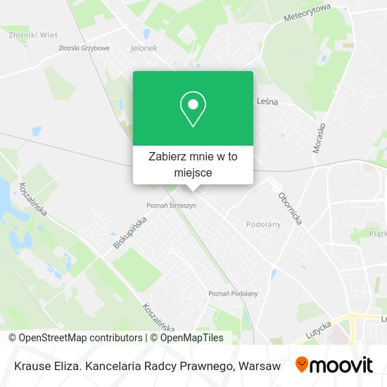 Mapa Krause Eliza. Kancelaria Radcy Prawnego