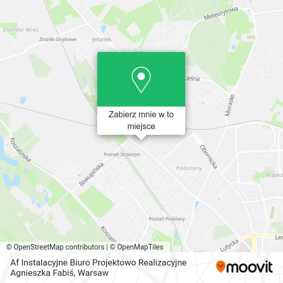 Mapa Af Instalacyjne Biuro Projektowo Realizacyjne Agnieszka Fabiś