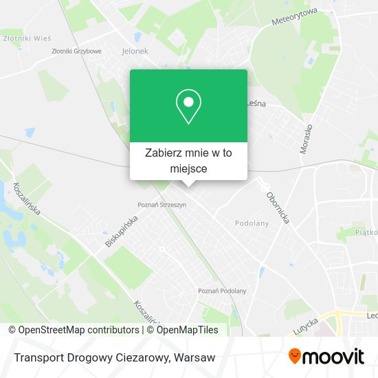 Mapa Transport Drogowy Ciezarowy