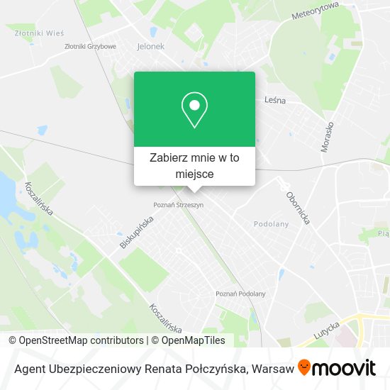 Mapa Agent Ubezpieczeniowy Renata Połczyńska