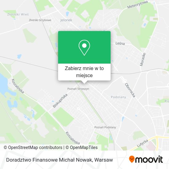 Mapa Doradztwo Finansowe Michał Nowak