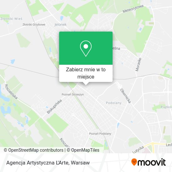 Mapa Agencja Artystyczna L'Arte