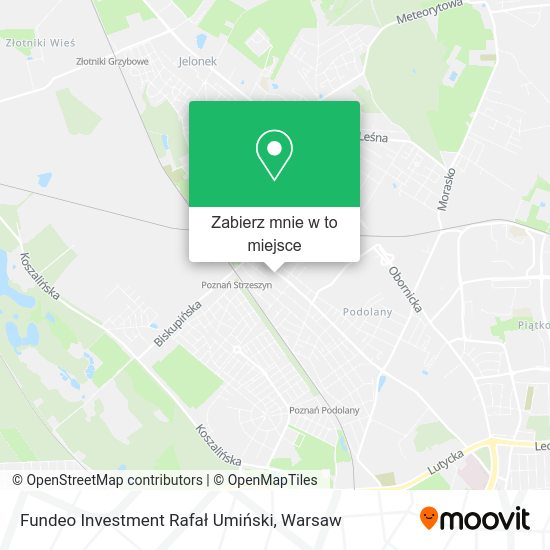 Mapa Fundeo Investment Rafał Umiński