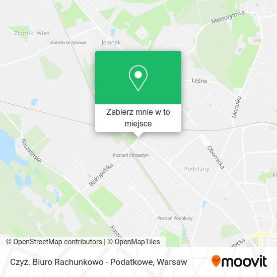 Mapa Czyż. Biuro Rachunkowo - Podatkowe