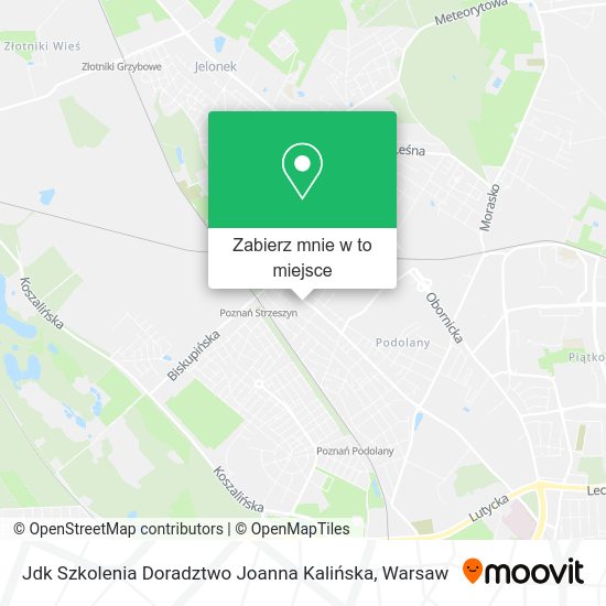 Mapa Jdk Szkolenia Doradztwo Joanna Kalińska