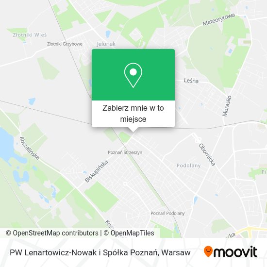 Mapa PW Lenartowicz-Nowak i Spółka Poznań