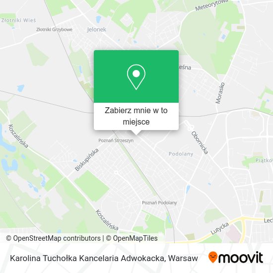 Mapa Karolina Tuchołka Kancelaria Adwokacka