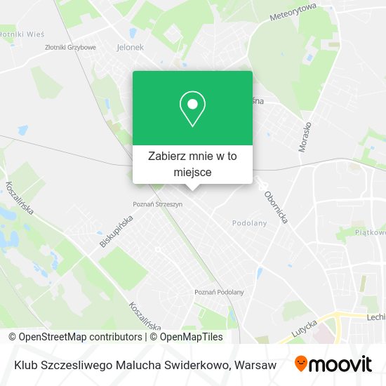 Mapa Klub Szczesliwego Malucha Swiderkowo