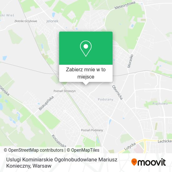 Mapa Uslugi Kominiarskie Ogolnobudowlane Mariusz Konieczny