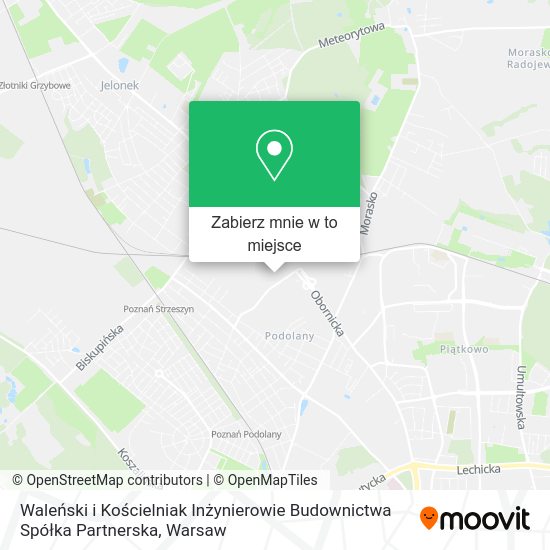 Mapa Waleński i Kościelniak Inżynierowie Budownictwa Spółka Partnerska