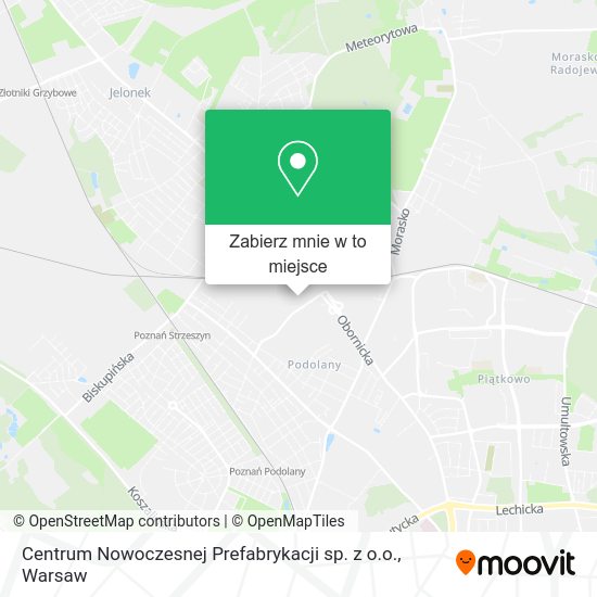 Mapa Centrum Nowoczesnej Prefabrykacji sp. z o.o.