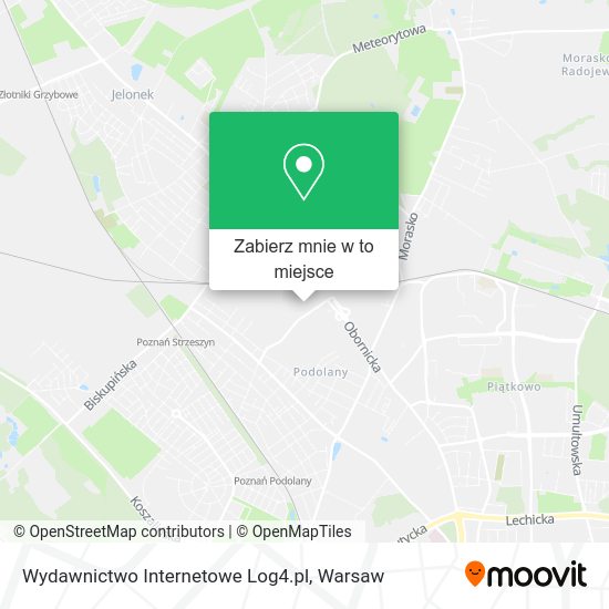 Mapa Wydawnictwo Internetowe Log4.pl