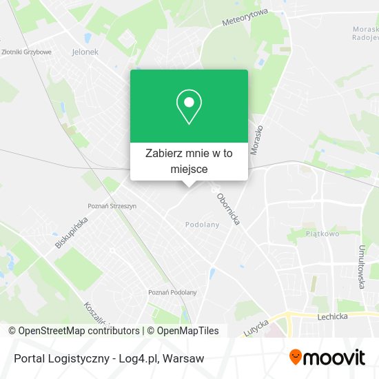 Mapa Portal Logistyczny - Log4.pl