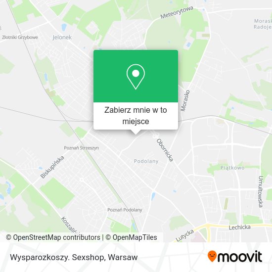 Mapa Wysparozkoszy. Sexshop