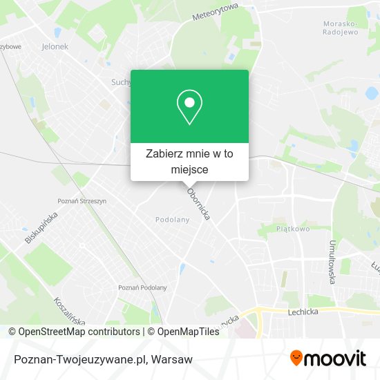 Mapa Poznan-Twojeuzywane.pl