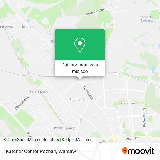 Mapa Karcher Center Poznan