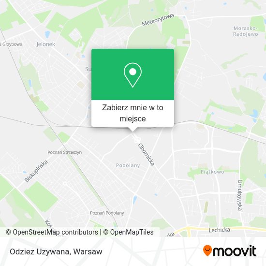 Mapa Odziez Uzywana