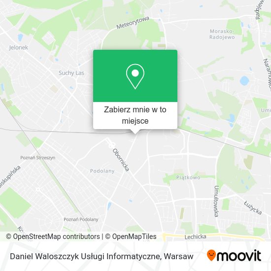 Mapa Daniel Waloszczyk Usługi Informatyczne