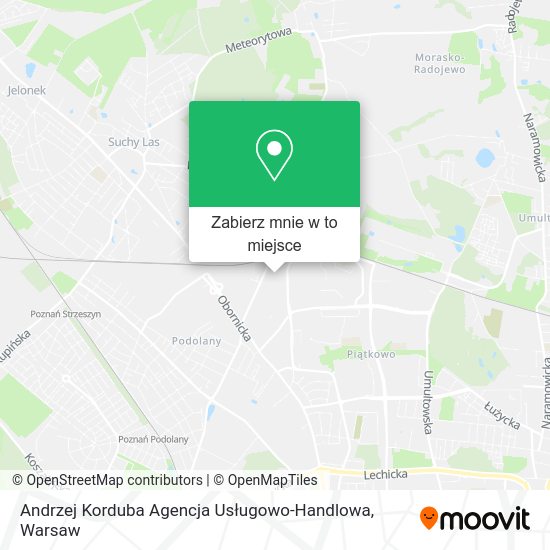 Mapa Andrzej Korduba Agencja Usługowo-Handlowa