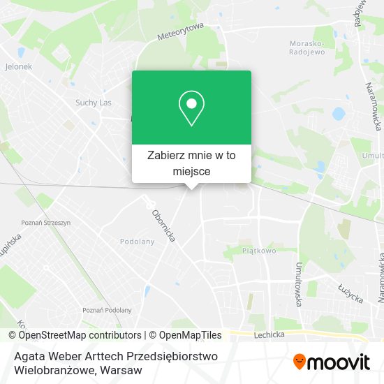 Mapa Agata Weber Arttech Przedsiębiorstwo Wielobranżowe