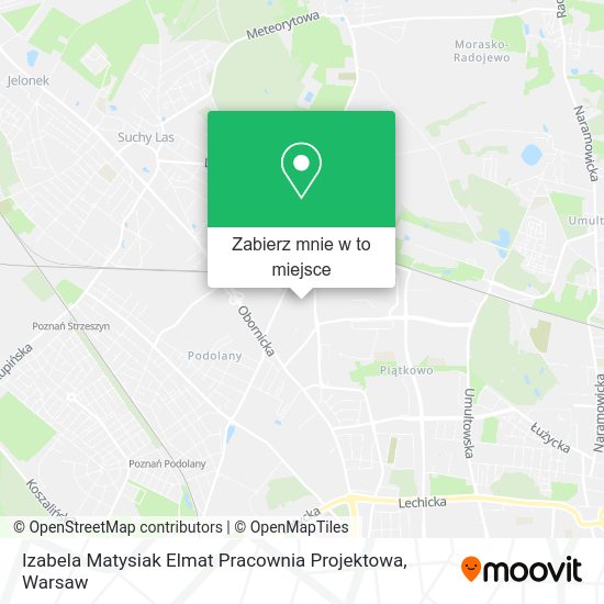 Mapa Izabela Matysiak Elmat Pracownia Projektowa