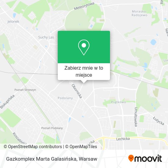 Mapa Gazkomplex Marta Galasińska