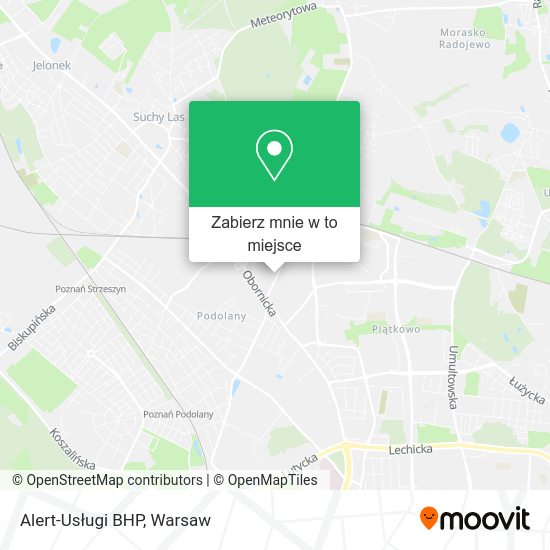 Mapa Alert-Usługi BHP
