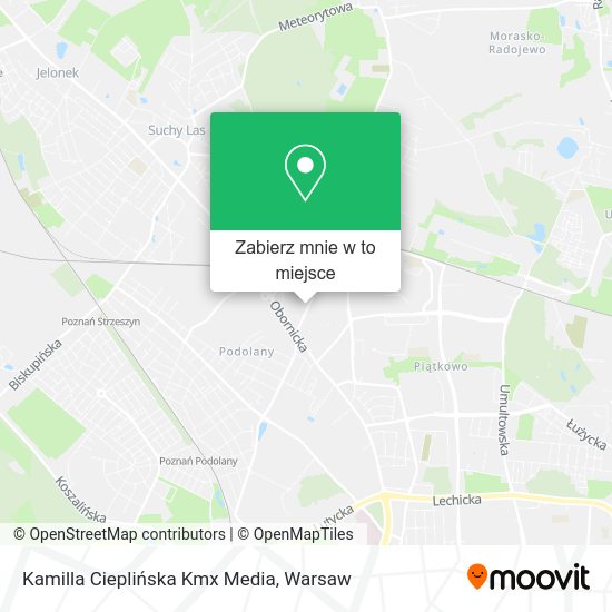 Mapa Kamilla Cieplińska Kmx Media