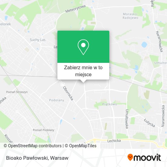 Mapa Bioako Pawłowski