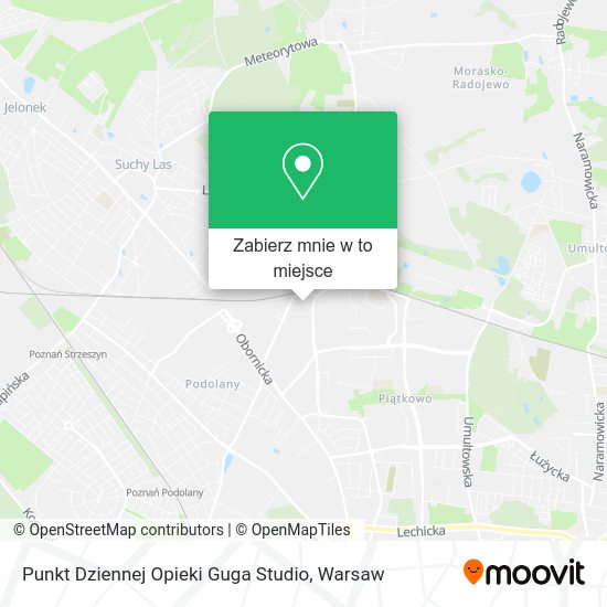 Mapa Punkt Dziennej Opieki Guga Studio