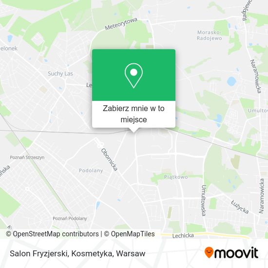 Mapa Salon Fryzjerski, Kosmetyka