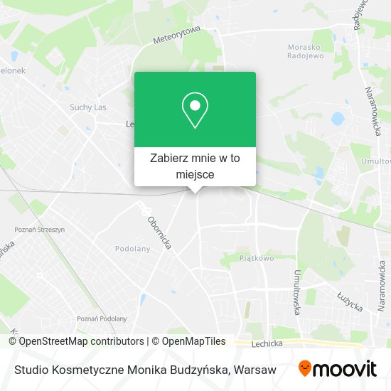 Mapa Studio Kosmetyczne Monika Budzyńska