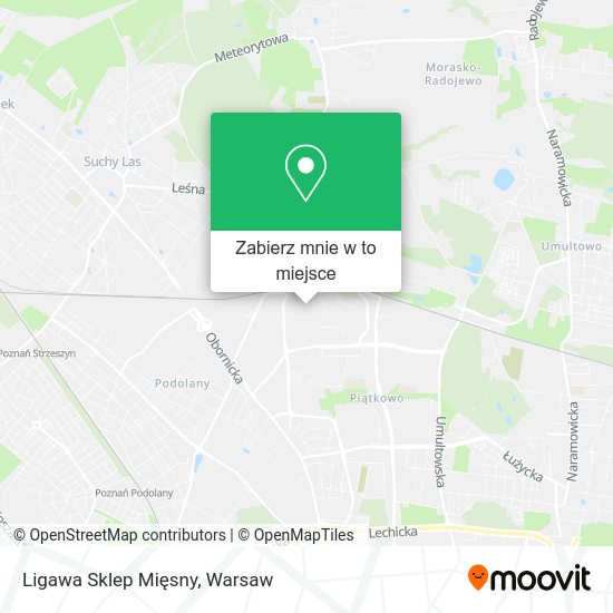 Mapa Ligawa Sklep Mięsny