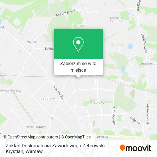 Mapa Zakład Doskonalenia Zawodowego Żebrowski Krystian