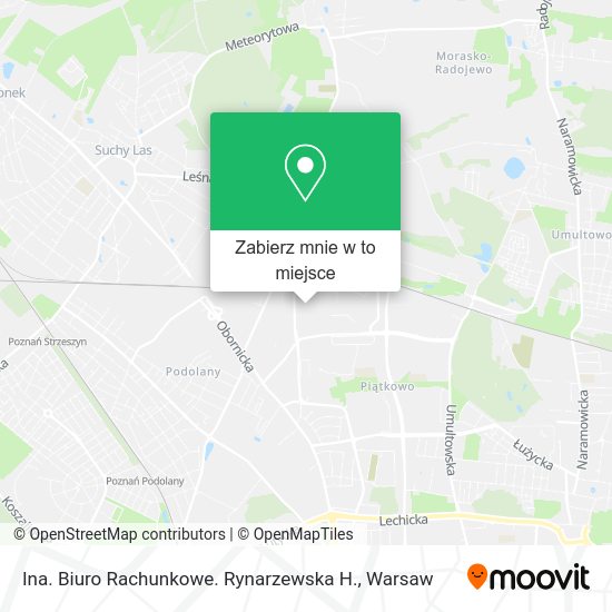 Mapa Ina. Biuro Rachunkowe. Rynarzewska H.