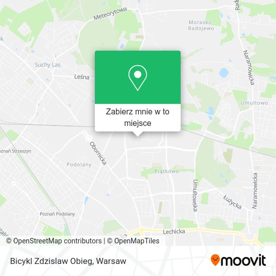 Mapa Bicykl Zdzislaw Obieg