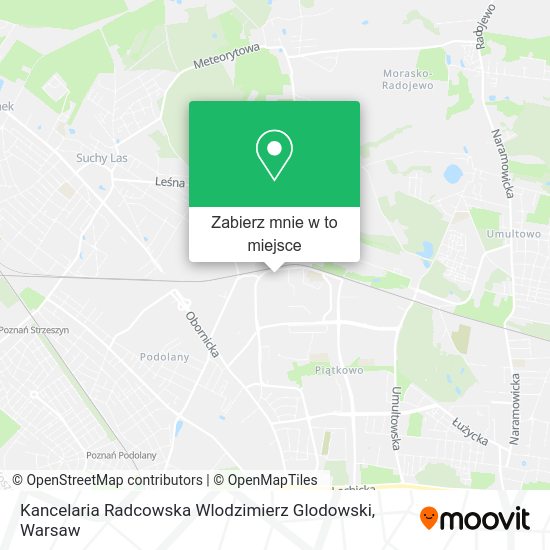 Mapa Kancelaria Radcowska Wlodzimierz Glodowski