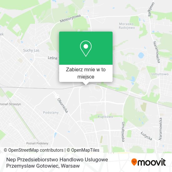 Mapa Nep Przedsiebiorstwo Handlowo Uslugowe Przemyslaw Gotowiec