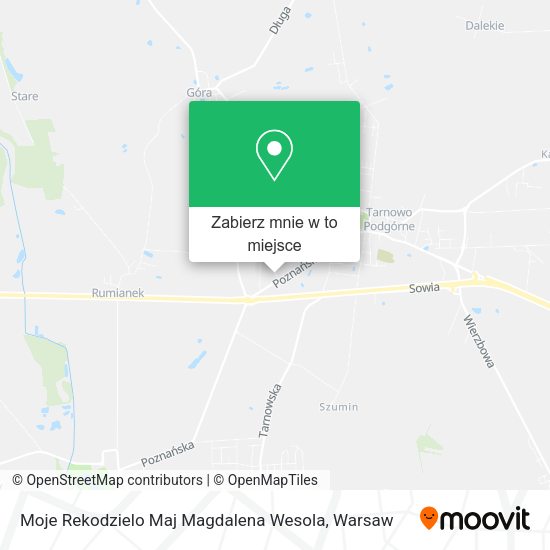 Mapa Moje Rekodzielo Maj Magdalena Wesola