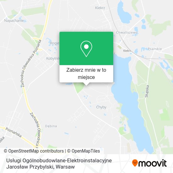 Mapa Usługi Ogólnobudowlane-Elektroinstalacyjne Jarosław Przybylski