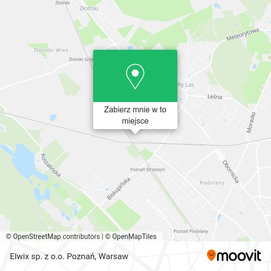 Mapa Elwix sp. z o.o. Poznań