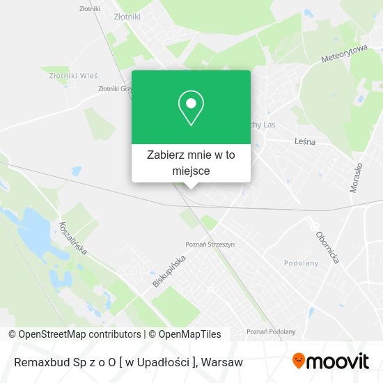 Mapa Remaxbud Sp z o O [ w Upadłości ]