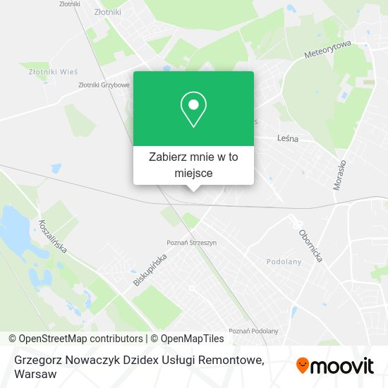 Mapa Grzegorz Nowaczyk Dzidex Usługi Remontowe