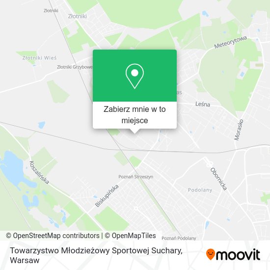 Mapa Towarzystwo Młodzieżowy Sportowej Suchary