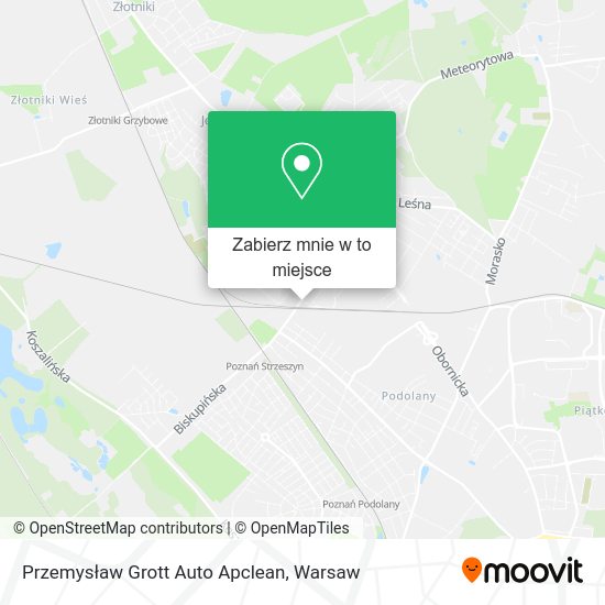 Mapa Przemysław Grott Auto Apclean