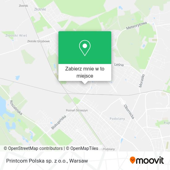 Mapa Printcom Polska sp. z o.o.