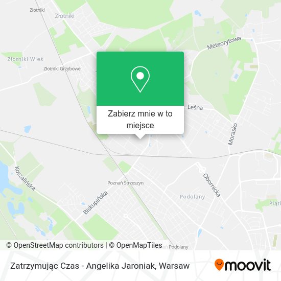 Mapa Zatrzymując Czas - Angelika Jaroniak